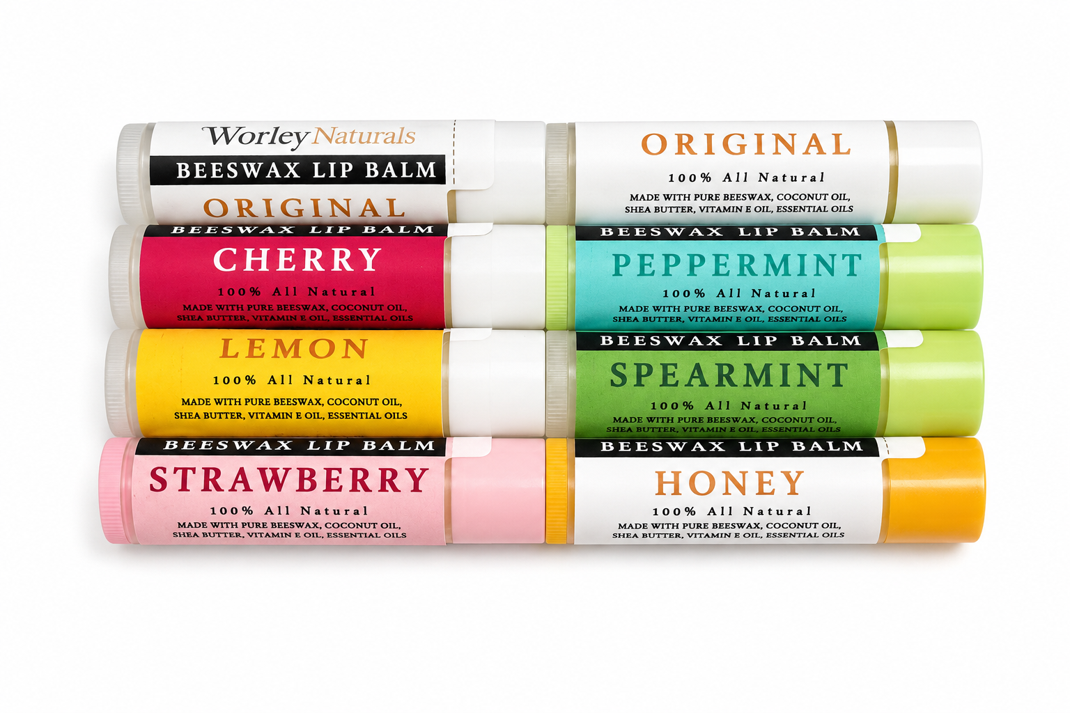 3 Pack - Beeswax Lip Balm