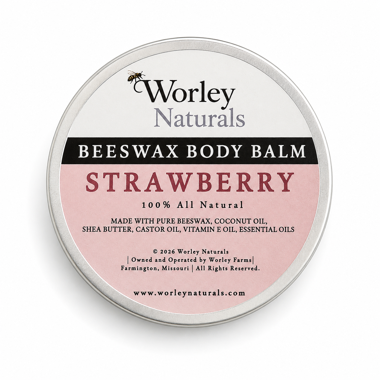 Strawberry Beeswax Body Balm