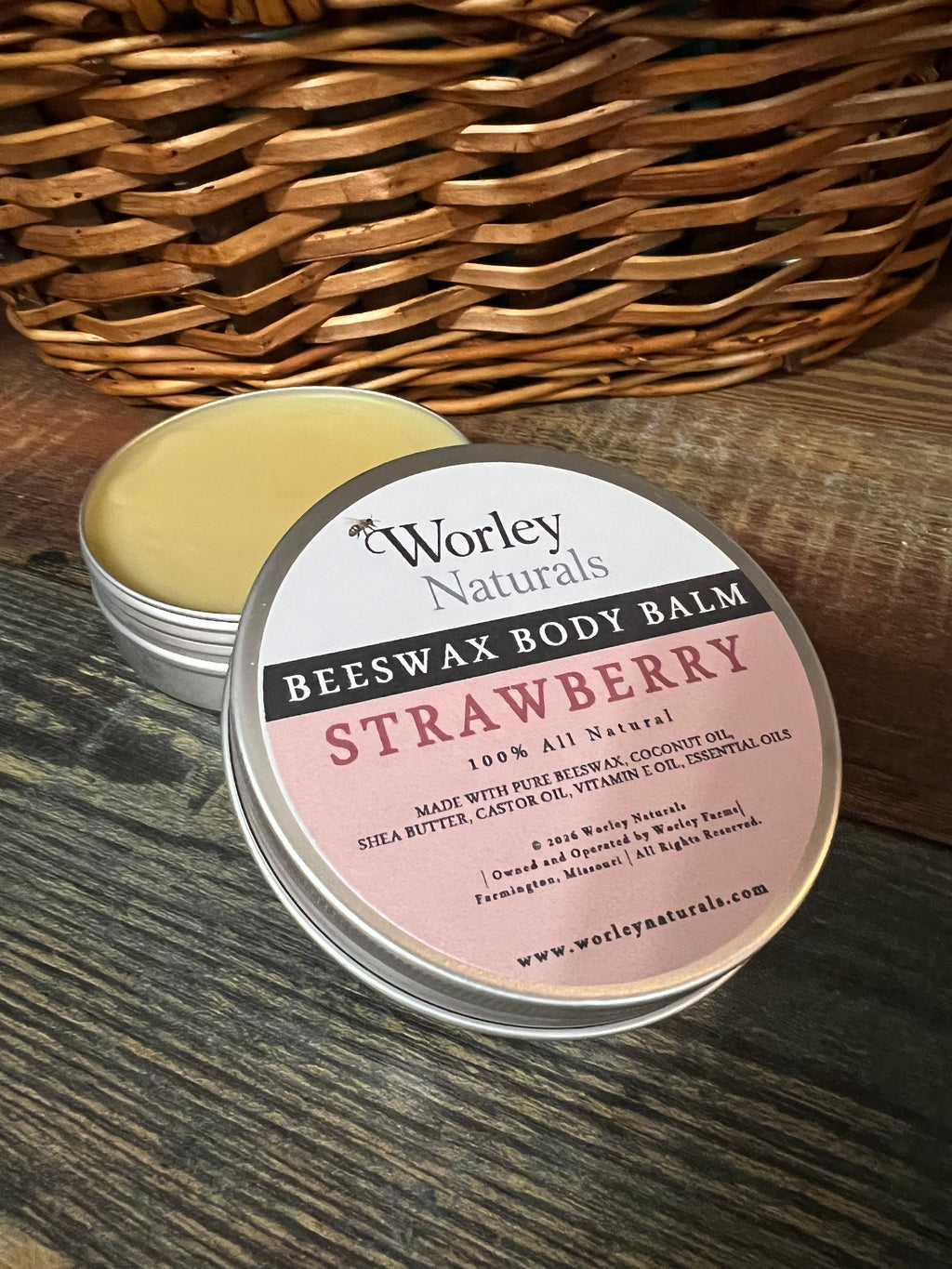 Strawberry Beeswax Body Balm