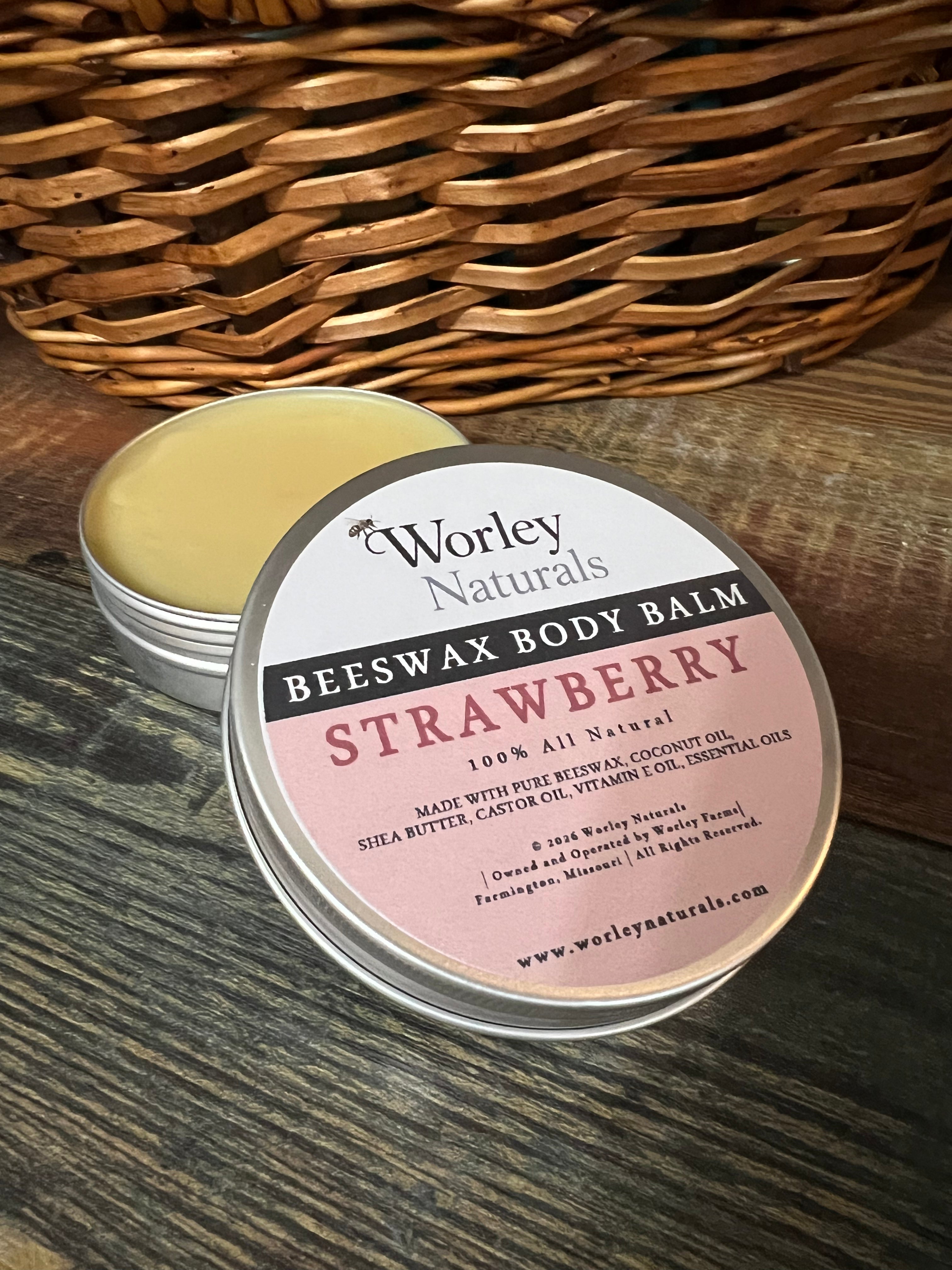 Strawberry Beeswax Body Balm